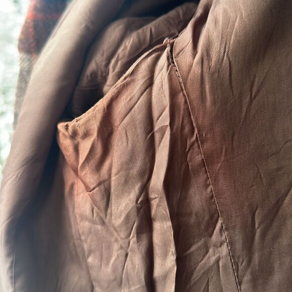 Zara Basic Plaid Wool Coat - Picture 9 of 11